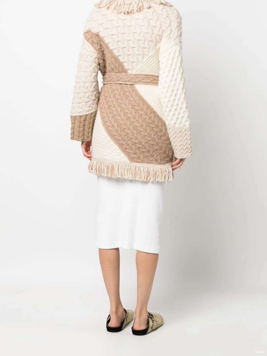 Affordable Alanui Women wool Glacier cardigan Talking 0727